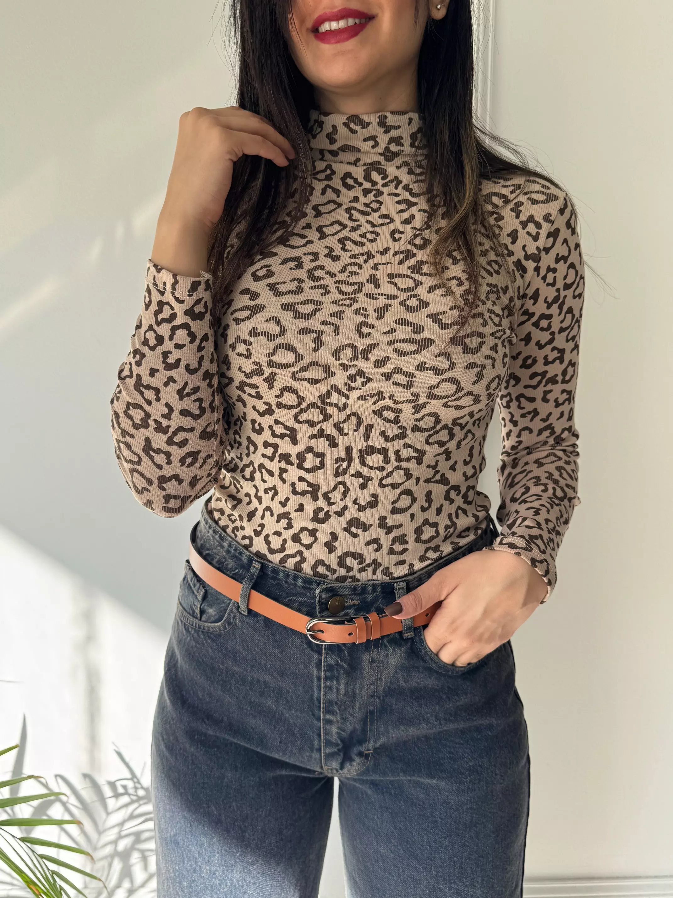 بلوز کبریتی پلنگی